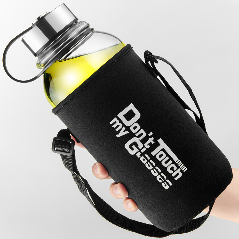 GIANXI Large Capacity Glass Wa - огляд і ціна Outdoor Sport Glass Water Bottle