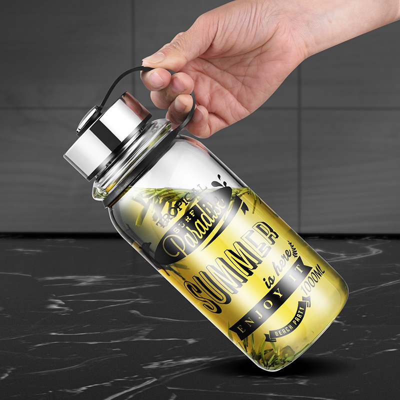 GIANXI Large Capacity Glass Wa - огляд і ціна Outdoor Sport Glass Water Bottle