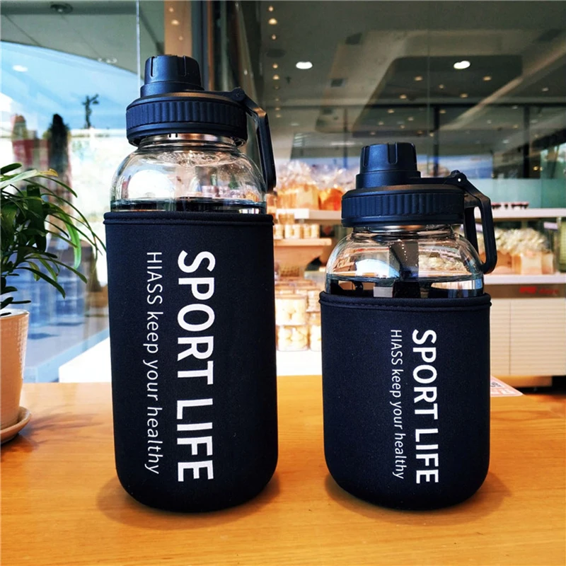 700/1000ml Portable Sport Glas - огляд і ціна Outdoor Sport Glass Water Bottle