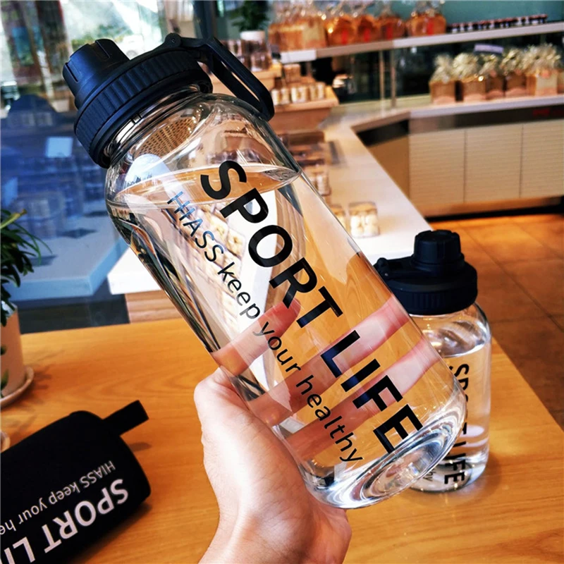 700/1000ml Portable Sport Glas - огляд і ціна Outdoor Sport Glass Water Bottle