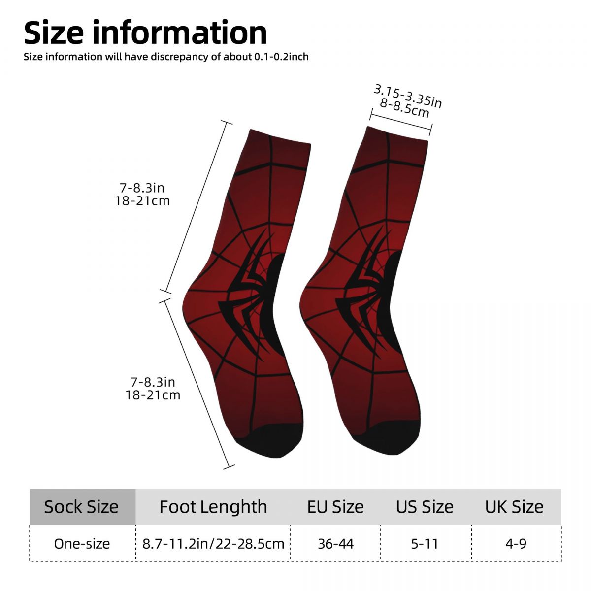 Red Spider Socks Anime Cartoon - огляд і ціна Outdoor Sport Hose