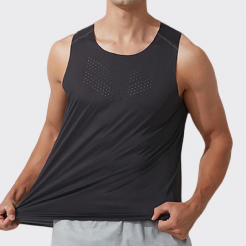 Men Gym Vest Quick Dry Running - огляд і ціна Outdoor Sport Logo