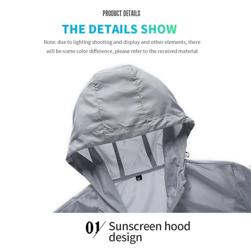 Men's Hooded Sun Protection Ja - огляд і ціна Outdoor Sport Windbreaker