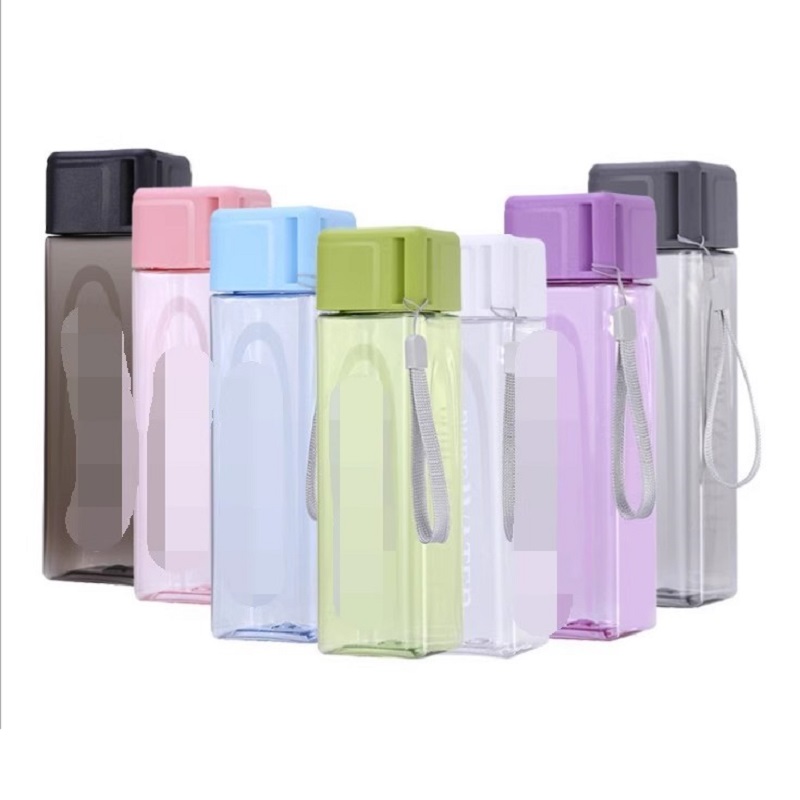 450ml,1pcs Clear Square Drinki - огляд і ціна Outdoor Sport Glass Water Bottle