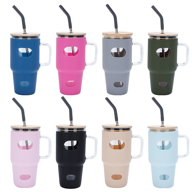 32oz Portable Silicone Glass B - огляд і ціна Outdoor Sport Glass Water Bottle