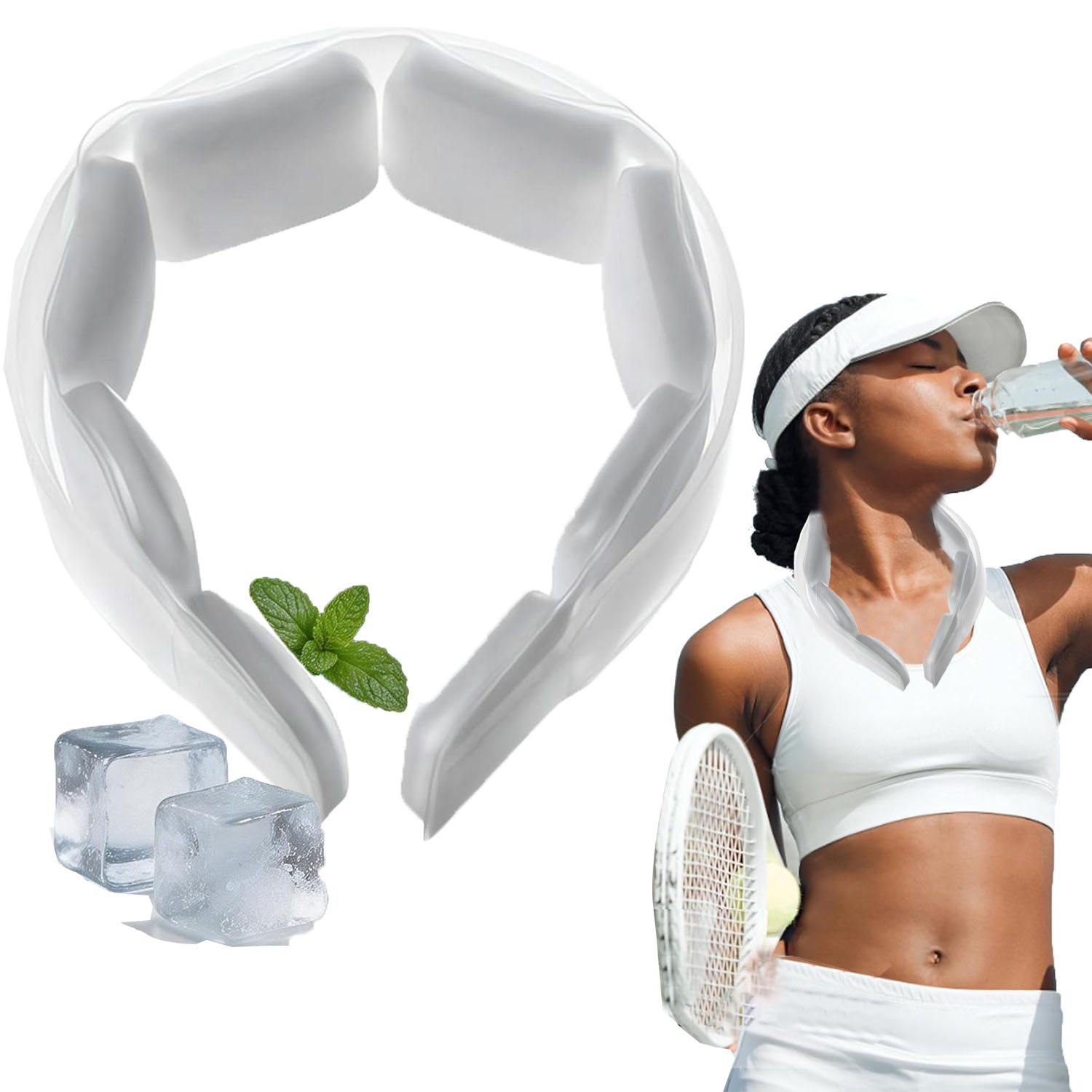 Reusable Ice Neck Ring Cooling - огляд і ціна Outdoor Sport Hose