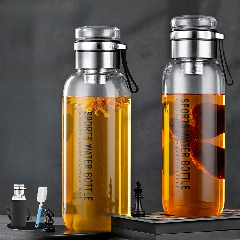 1.0/1.2 L Glass Water Bottle w - огляд і ціна Outdoor Sport Glass Water Bottle
