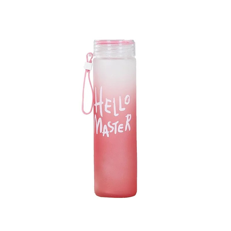 350ml Sport  Silicone Letter T - огляд і ціна Outdoor Sport Glass Water Bottle