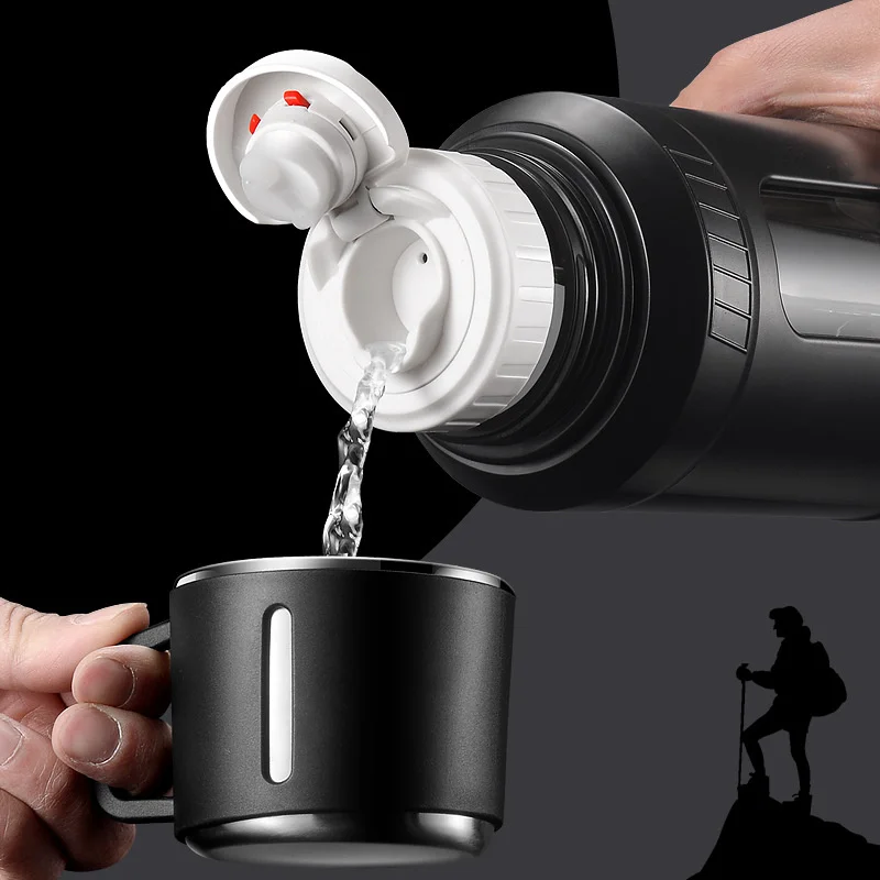 Large Capacity 2L Glass Water  - огляд і ціна Outdoor Sport Glass Water Bottle